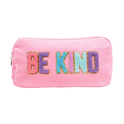 Be Kind Sparkle Makeup Bag