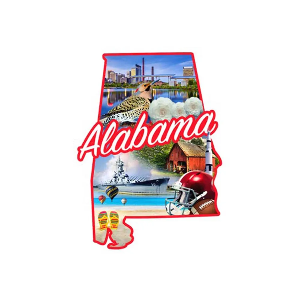 Alabama Large Foil Magnet