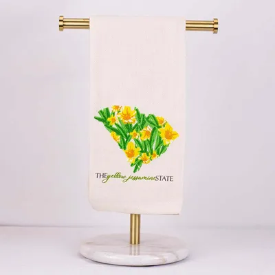 South Carolina Yellow Jasmine Hand Towel