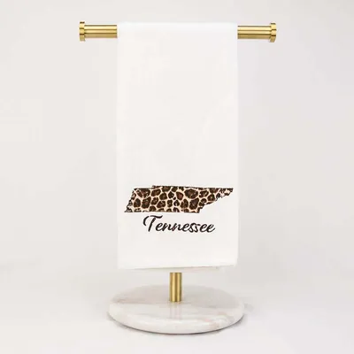 Tennessee Leopard Hand Towel