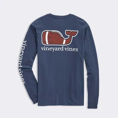 Football Whale Long Sleeve T-Shirt