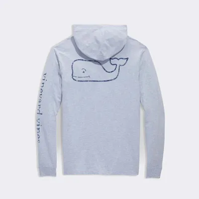 Vintage Whale Hoodie Long Sleeve T-Shirt