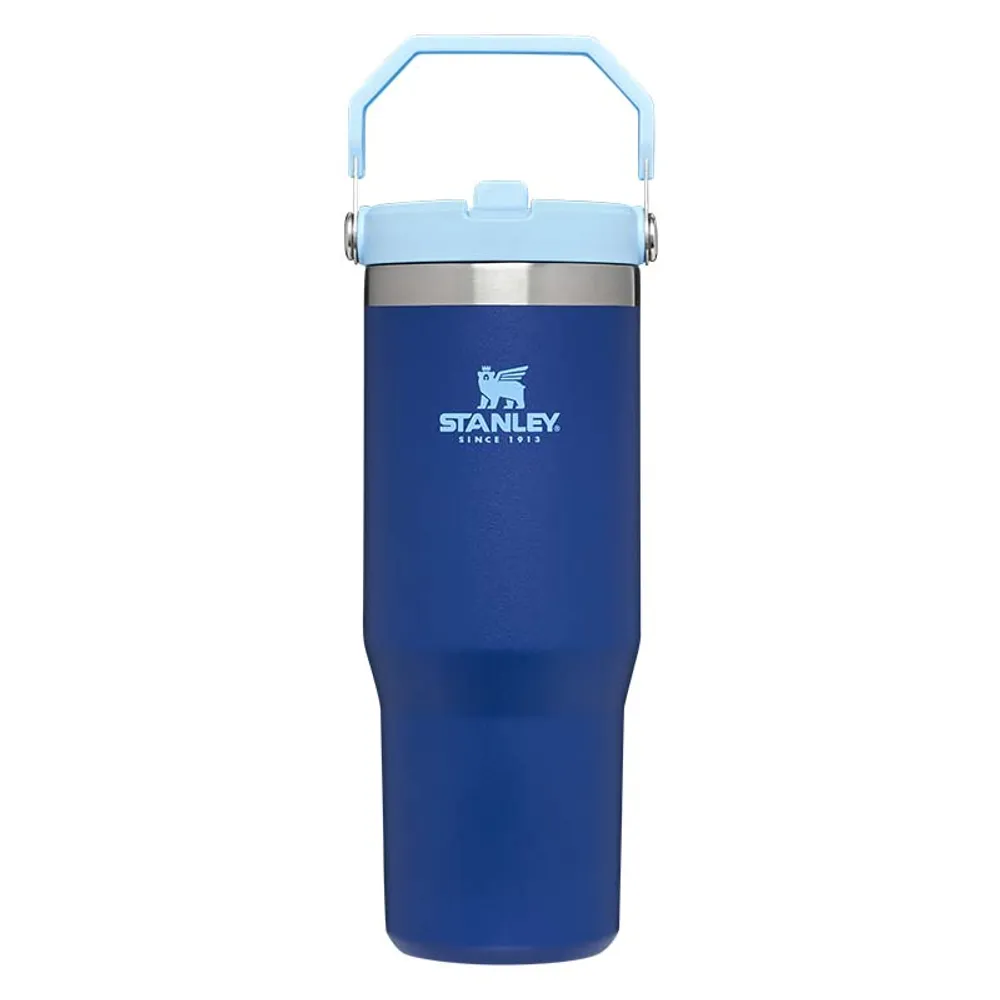 The 30oz IceFlow Flip Straw Tumbler in Lapis