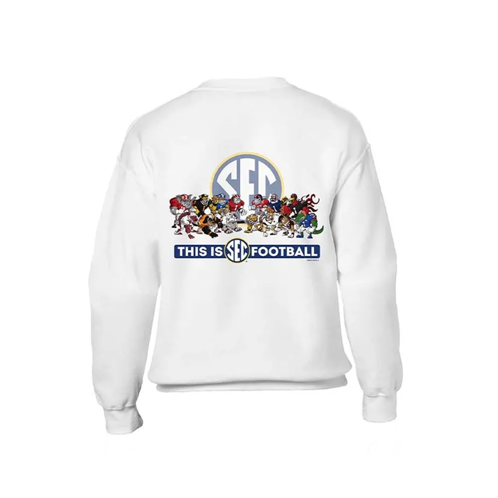 Youth SEC Illustrations Crewneck Sweatshirt