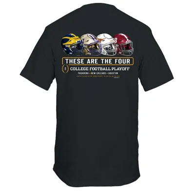 2023 College Football Playoff Helmets Short Sleeve T-Shirt