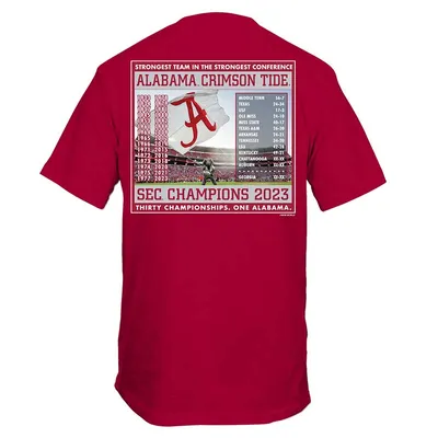 2023 Alabama SEC Champions Season Recap Short Sleeve T-Shirt