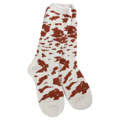 Soft & Cozy Brown Cow Socks
