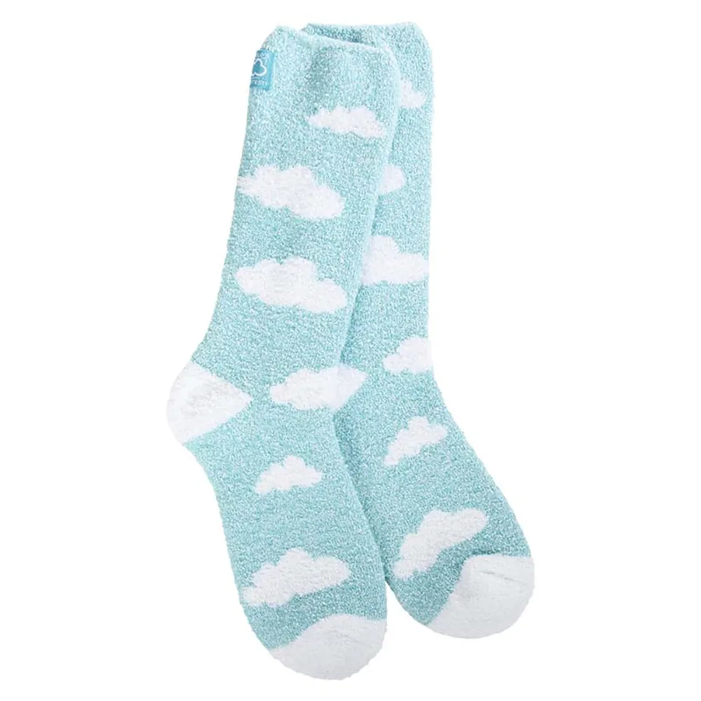 Soft & Cozy Turquoise Cloud Socks