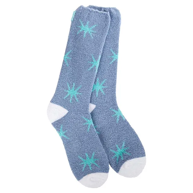 Fluffy Star Socks