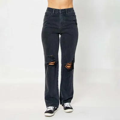 Rigid 90's High Rise Straight Jeans