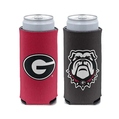 Georgia Bulldogs Logo Slim Can Cooler