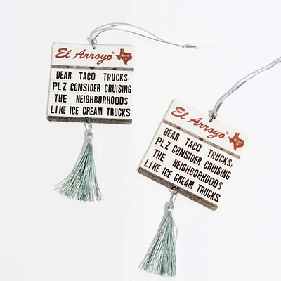 2 Pack of Air Fresheners - Taco Trucks