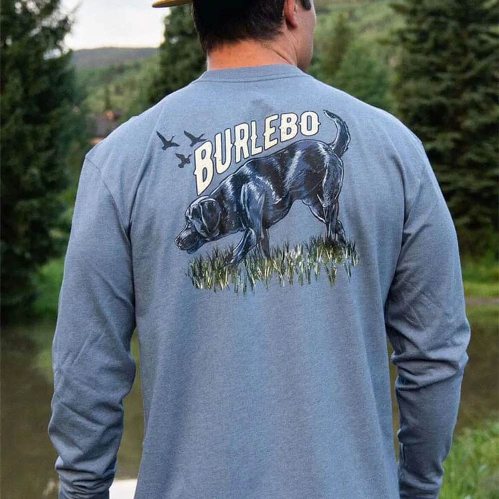 Black Lab Dog Long Sleeve T-Shirt