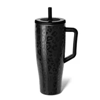 40oz Era Handled Tumbler in Onyx Leopard