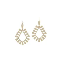 Gold Star Burst Earrings