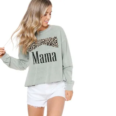 Mama Cheetah Long Sleeve T-Shirt