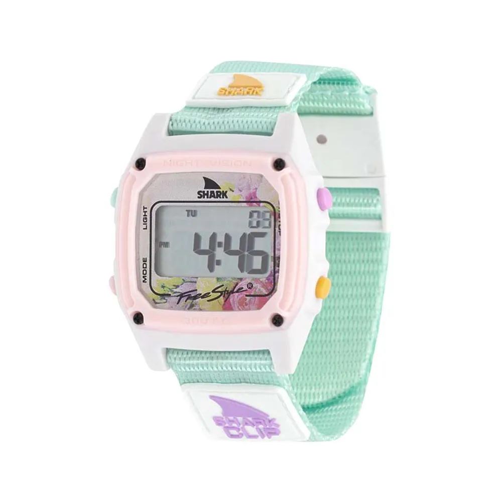 Shark Classic Clip Watch in Mint Blush