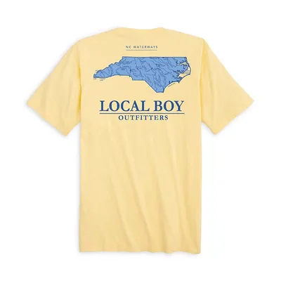 North Carolina Waterways Short Sleeve T-Shirt Banana