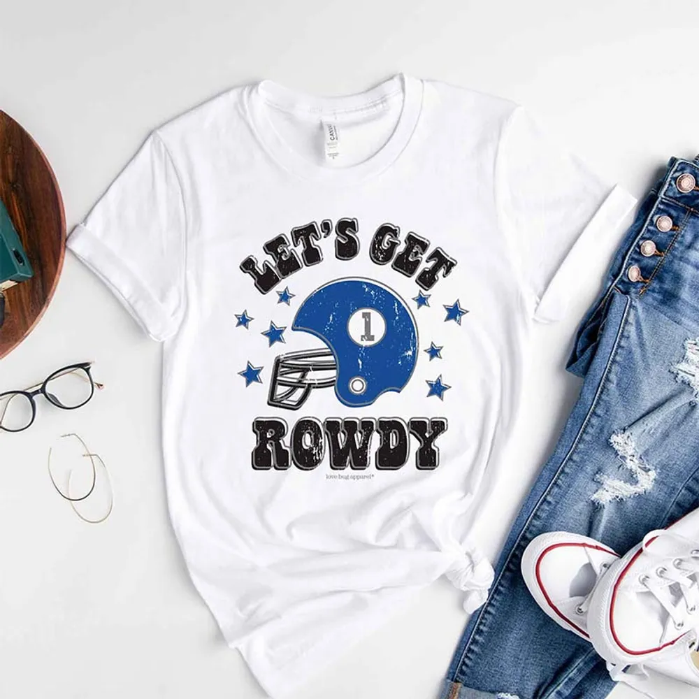 Let's Get Rowdy Short Sleeve T-Shirt Dark Blue