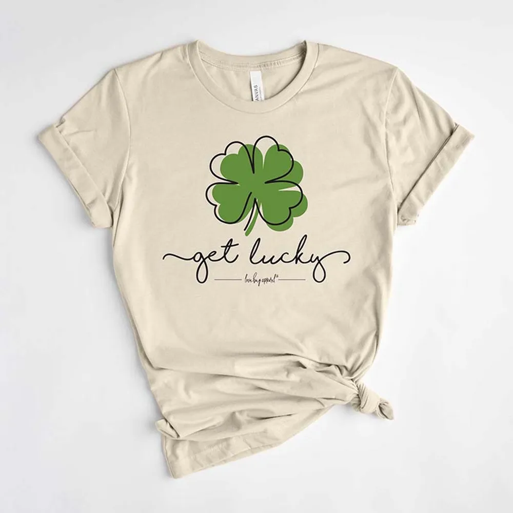 Lucky Brand Short Sleeve Clover T-Shirt