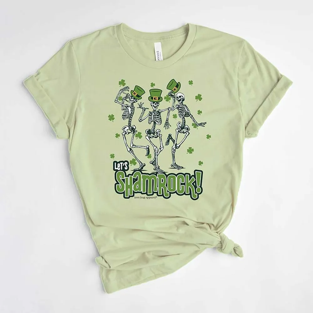 Love Bug Apparel Let's Shamrock Short Sleeve T-Shirt