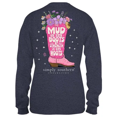 Mud On Her Boots Long Sleeve T-Shirt