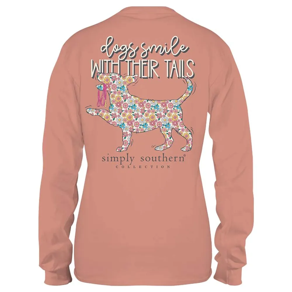 Dogs Smile With Their Tails Long Sleeve T-Shirt