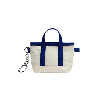 Mini Accessories Canvas Tote Key Chain