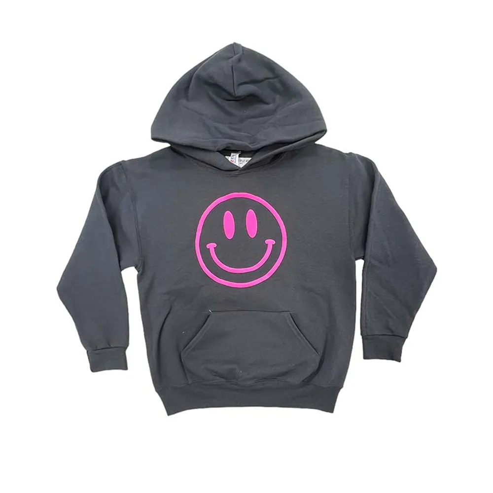 Youth Neon Smiley Hoodie