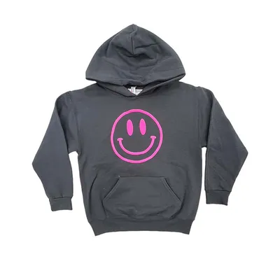 Youth Neon Smiley Hoodie