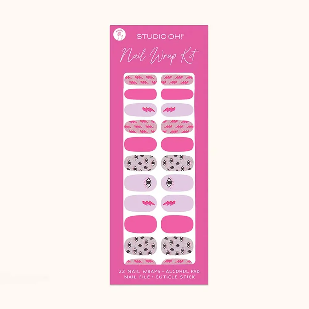 Charged Up Manicure Nail Wrap Kit