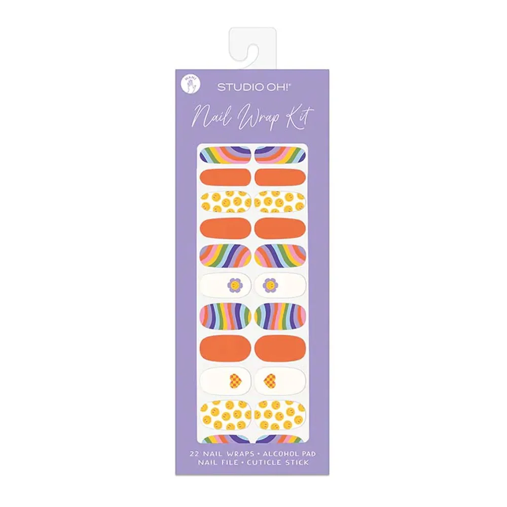 Rainbowlicious Manicure Nail Wrap Kit