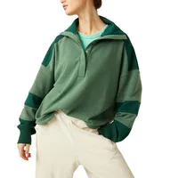 FP Movement Warm Down Colorblock Pullover Sweatshirt