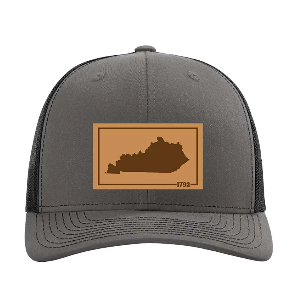 Kentucky Outline Trucker in Charcoal and