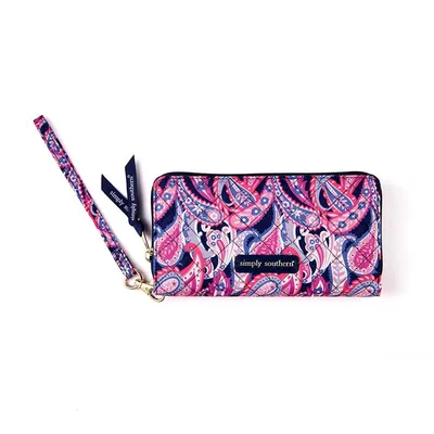Paisley Quilted Phone Wallet
