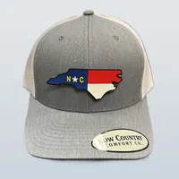 North Carolina Patch Trucker in Grey