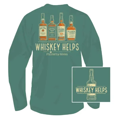 Whiskey Helps Long Sleeve T-Shirt