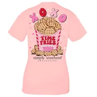 XOXO Time Fries Short Sleeve T-Shirt