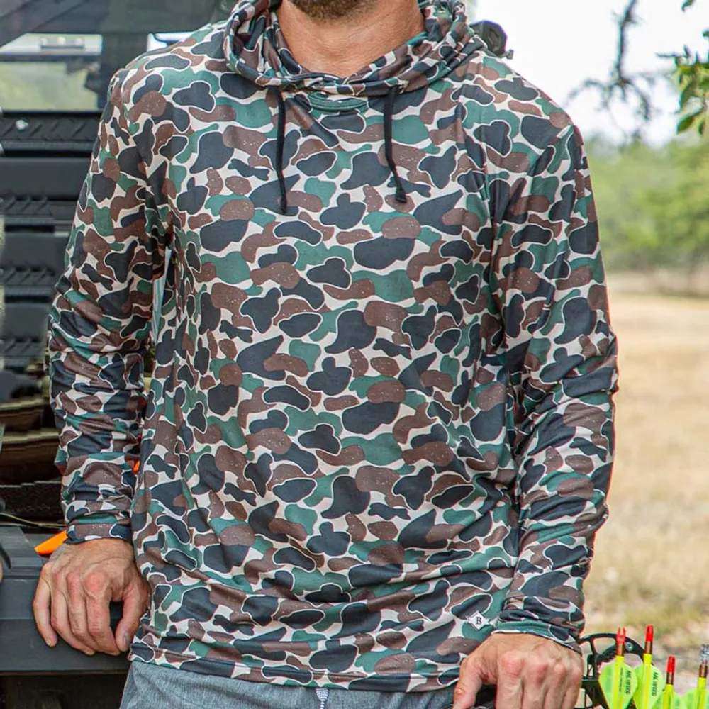 Throwback Camo Performance Hoodie