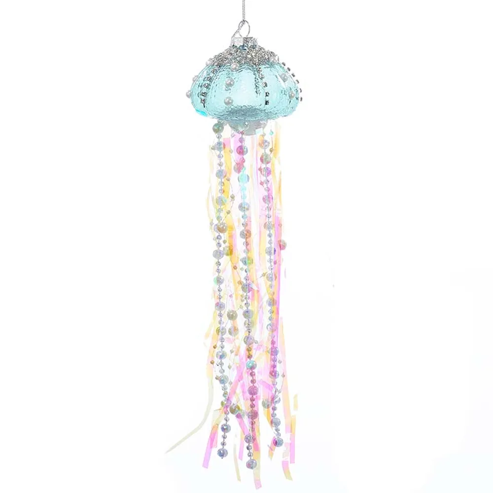 Glass Jellyfish Ornament