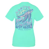 Turtle Tracking Grow With The Flow Short Sleeve T-Shirt