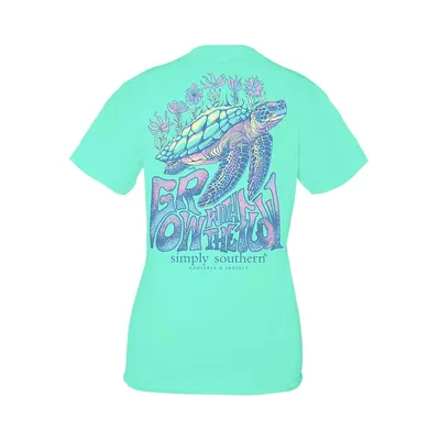 Youth Turtle Tracking Grow With The Flow Short Sleeve T-Shirt
