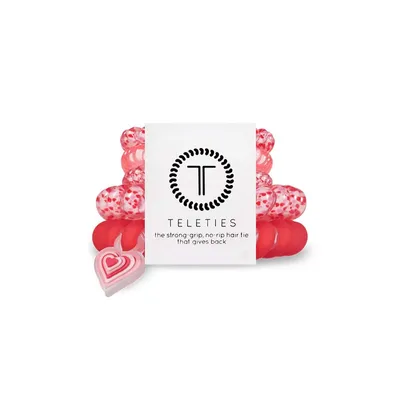 Love Story Small and Large Hair Tie 5 Pack