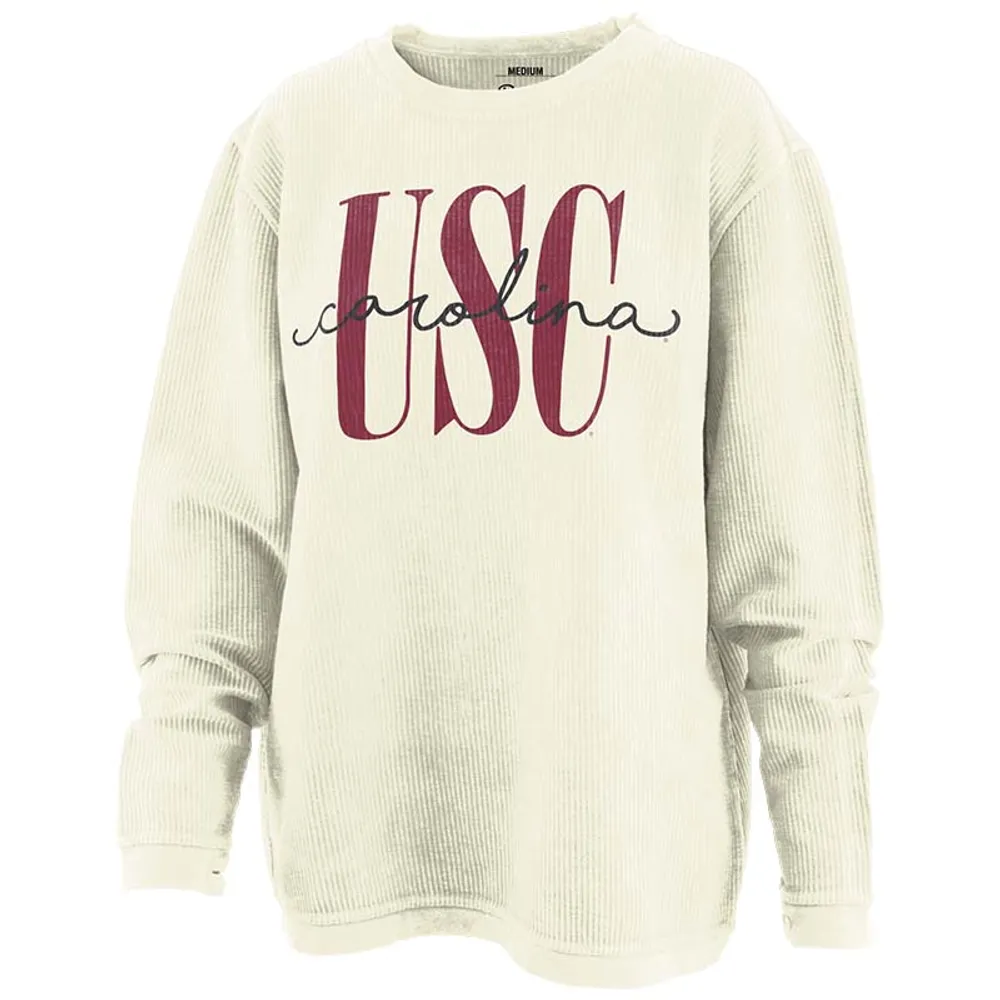 USC Coral Cord Crewneck