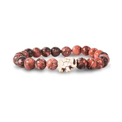 The Expedition Elephant Tracking Bracelet in Desert Stone