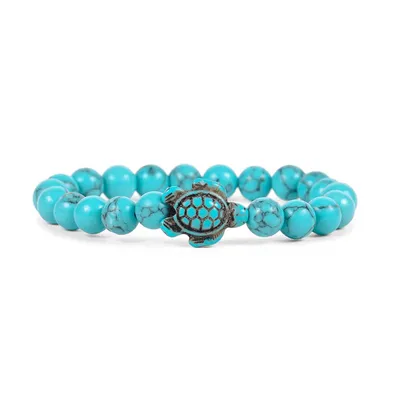 The Journey Turtle Tracking Bracelet in Crystal Blue