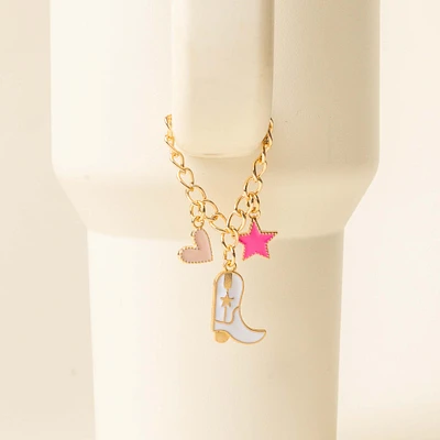 Tumbler Charm In Cowgirl