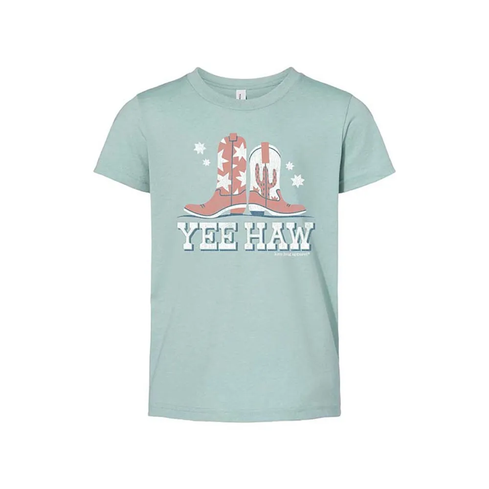 Youth Yeehaw Boots Short Sleeve T-Shirt