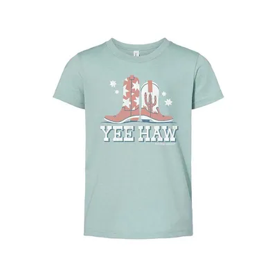 Youth Yeehaw Boots Short Sleeve T-Shirt