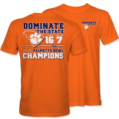 2023 Palmetto Bowl Champions Clemson Dominate Short Sleeve T-Shirt